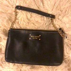 Black Kate Spade clutch